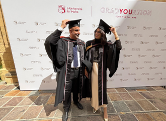 Celebrating Dual Success: Father and Daughter Graduate Together at the University of Malta